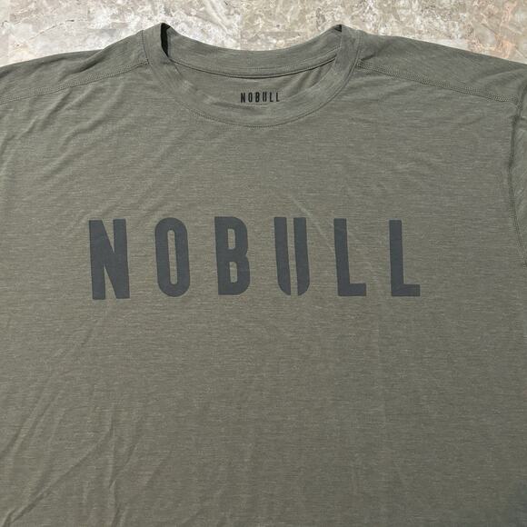 No Bull Shirt Mens 2XL Green Short Sleeve Tee Gym Running CrossFit Soft - Picture 1 of 7